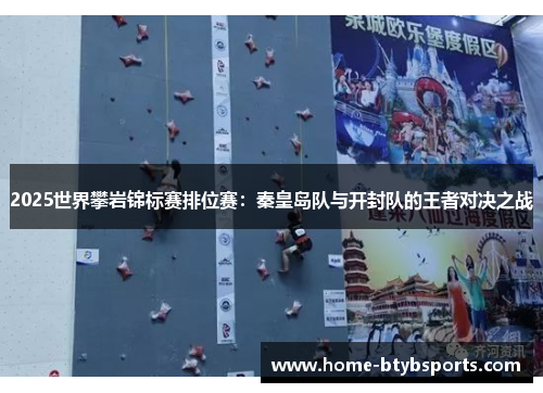 2025世界攀岩锦标赛排位赛：秦皇岛队与开封队的王者对决之战